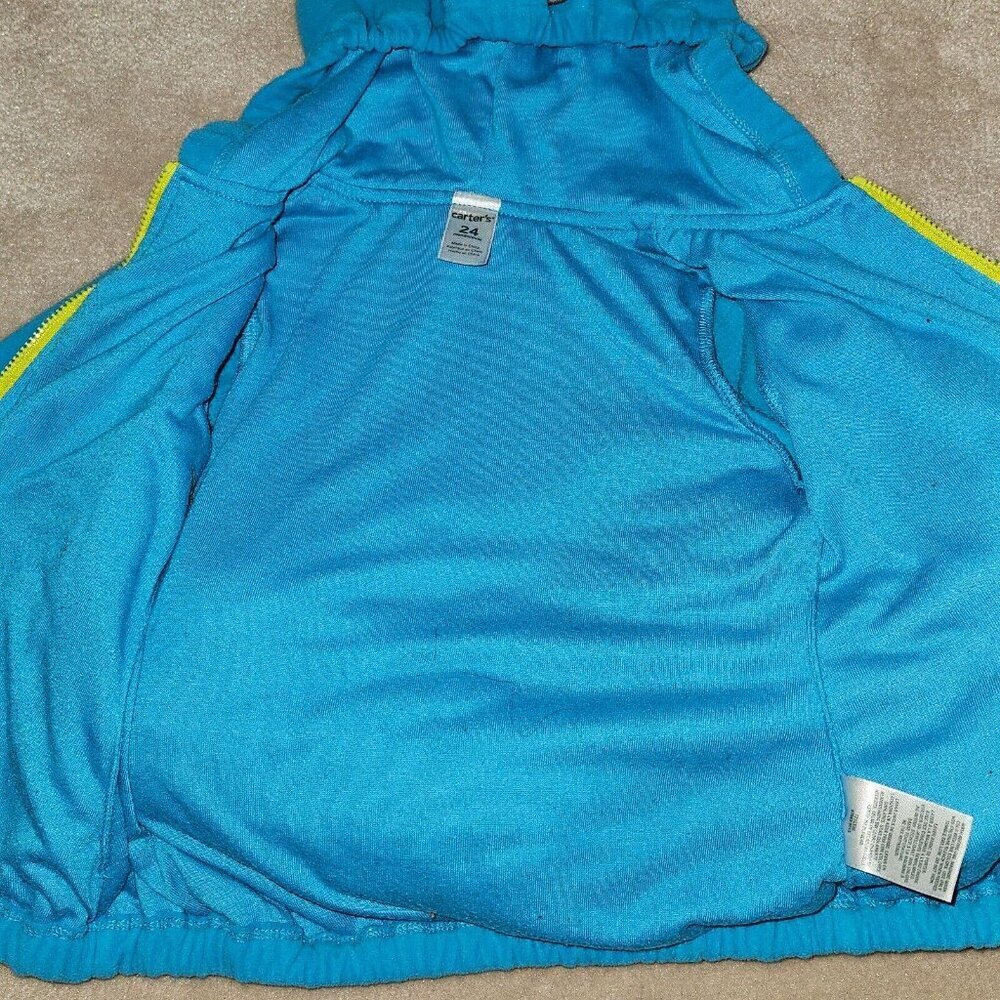 Carter's Blue & Lime Monster Hooded Costume Set - Picture 7 of 8